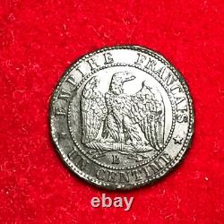#2147 RARE 1 centime 1854 B Rouen Napoléon III Très RARE FACTURE
