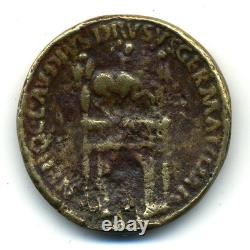 (3556) TRES TRES RARE (R3) SESTERCE de CLAUDE et NÉRON DRUSUS