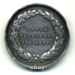 (3872) Très RARE Médaille Argent Melbourne International Exhibition 1880