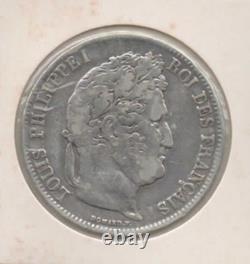 5 FRANCS LOUIS PHILIPPE 1840 D TOUR très rare