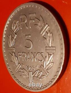 /// 5 francs LAVRILLIER 1935 /// SPL / FDC très rare dans l'état