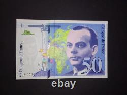 50 FRANCS SAINT EXUPERY 1999 NEUF 3EME BILLET du 50eme million TRES RARE