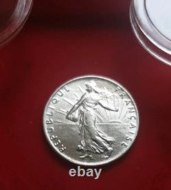 50 centimes de Franc Très RARE Argent Semeuse Année 1897 En SUP