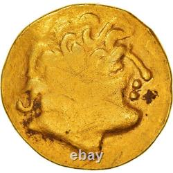 #842560 Monnaie, Helvètes, 1/4 Statère, 1st century BC, Très rare, TB+, Or