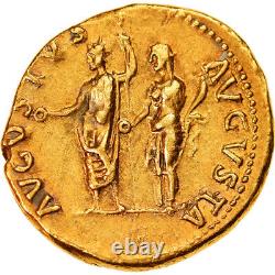 #905439 Monnaie, Nero and Poppaea, Aureus, 64-65, Rome, Très rare, SUP, Or, RI