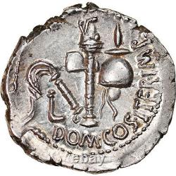 #905833 Monnaie, Domitius Calvinus, Denier, 38 BC, Osca, Très rare, SPL, Argen