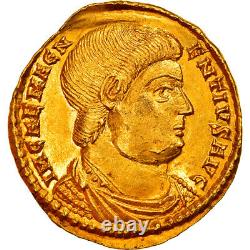 #906483 Monnaie, Magnentius, Solidus, 351-353, Arles, Très rare, SUP+, Or, RIC