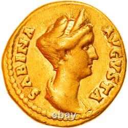 #907021 Monnaie, Sabine, Aureus, 133, Rome, Très rare, TTB, Or, RIC2553