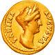 #907021 Monnaie, Sabine, Aureus, 133, Rome, Très Rare, Ttb, Or, Ric2553
