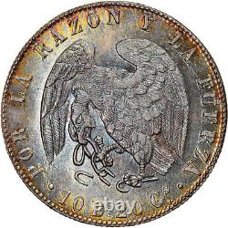 #908346 Monnaie, Chile, 8 Reales, 1840, Santiago, Très rare, FDC, Argent, KM9