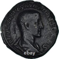 #908839 Monnaie, Maxime César, As, 235-238, Roma, Très rare, TTB, Cuivre, RIC