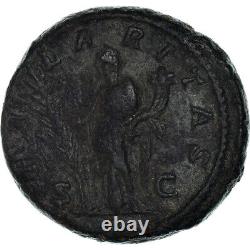 #908844 Monnaie, Julia Domna, As, 208, Roma, Très rare, TTB+, Bronze, RIC877