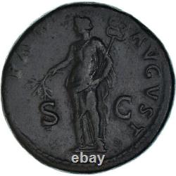 #908874 Monnaie, Titus, As, 80-81, Roma, Très rare, TTB+, Bronze, RIC154