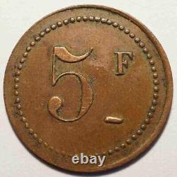 Algerie Tres Rare 5 Francs Fuentes & Macia El Fahoul A Pont-de-l'isser