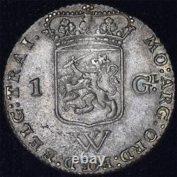 Antilles néerlandaises 1 florin 1794 très rare (#25356)