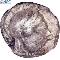 Attique, Tétradrachme, 510-500/490 BC, Athènes, Très rare, Argent, NGC, TB