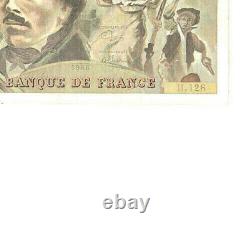 §§ Banknote / Billet Faute! Tres Rare 100 Francs Delacroix 1988 §§