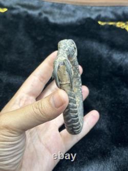 Beau bracelet en bronze grec romain ancien très rare avec têtes de cerf