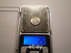 Belgique Léopold II 1881 50 centimes en argent. Très rare. 13saz31