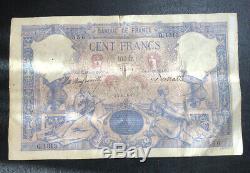 Billet 100 Francs Bleu Et Rose 05/05/1893 Date Très Rare