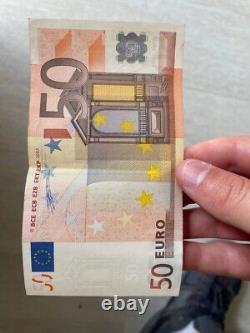 Billet de 50 euros de 2002, très rare