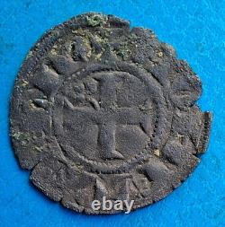 Cambrésis Seigneurie d'Elincourt, Guy IV de Saint-Pol, denier TRES RARE