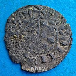 Cambrésis Seigneurie d'Elincourt, Guy IV de Saint-Pol, denier TRES RARE
