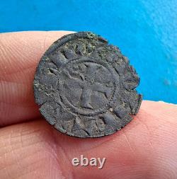 Cambrésis Seigneurie d'Elincourt, Guy IV de Saint-Pol, denier TRES RARE
