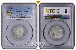 Charles X 1 Franc 1825 La Rochelle Superbe PCGS AU Detail très rare