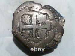 Cir1(547) Bolivie 2 Reales (argent) 1730 Colonial Coin Tres Rare