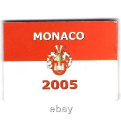 Coffret Monaco 2 euros essai Probe 2005 Très Rare