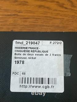 Coffret d essai de 2 fr 1 978 tres rare r2