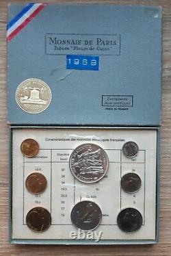 Coffret de monnaies FDC Année 1968 Très Très RARE
