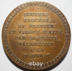 Consulat Tres Rare Essai Au Module De 5 Francs De Gatteaux An 10 (1801-02)