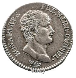 DEMI FRANC. NAPOLEON I AN 12 L BAYONNE Très rare R2