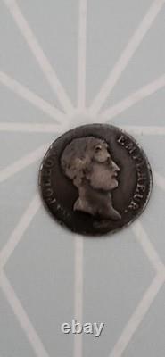 Demi Franc An 13 Q (perpignan) Argent Tres Rare 2,45g