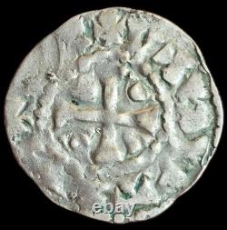 Denier Au Temple Soissons Sous Guillaume Busac Ou Eudes II Très Rare
