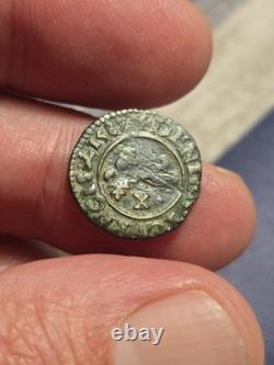 Denier Tournois 1587 X Amiens Henri III Très Rare R5 Et Pédigrée