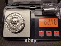 Deux pièces 2 oz argent. 999, Capitaine Pirate , très rare, USA