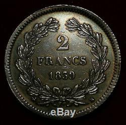 EXCEPTIONNEL! Louis Philippe 1er 2 Francs 1839 B Rouen TRES RARE