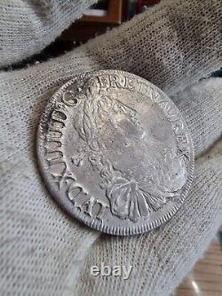 Ecu Au Buste Juvénile 1665 L Bayonne Louis XIV Rare R3 et Tres Jolie