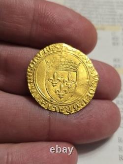Écu D'or Au Soleil Amiens Louis XII très Rare