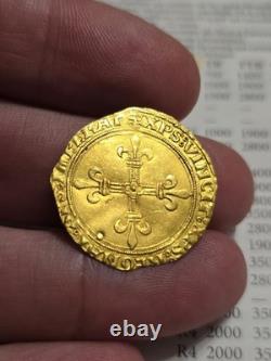 Écu D'or Au Soleil Amiens Louis XII très Rare