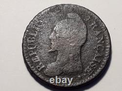 FAUTEE Un Décime Dupré An 8 BB Barbiche TRES TRES RARE