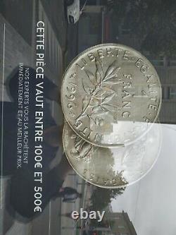 FRANCE 1996 coffret BU 10 monnaies de la 1 centime a 20 francs TRES RARE