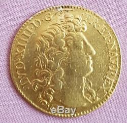 FRANCE Très rare monnaie Louis XIV 1679 Paris or gold la seule sur eBay