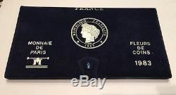 Fdc Tres Rare Coffret Fleur De Coins Complet De 1983 @ Qualite @ Petit Tirage