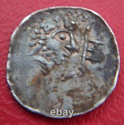 Feodale Lorraine Tres Rare Denier Argent Abbaye De Remiremont St Pierre Romaric