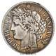 France 1 Franc C&eacute;r&egrave;s 1850 Bb Argent Diff&eacute;rent Abeille Ttb Strasbourg Tres Rare