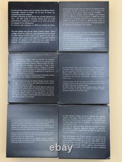 France 2018 / 2025 Lot 6 Coffrets Calendrier Chinois 10 Argent BE Très Rare